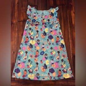 Disney Parks Moana Floral Kids Dress